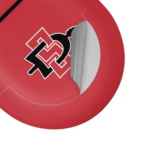 San Diego State University Aztecs Red Logo Google Pixel Buds Skin